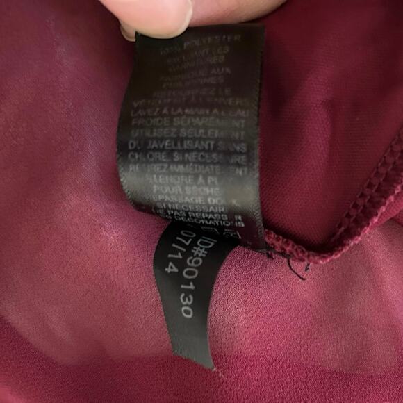 Express Mini Babydoll Dress Fairy Goth Grunge Women Red Cocktail Party Size XS - Picture 7 of 8